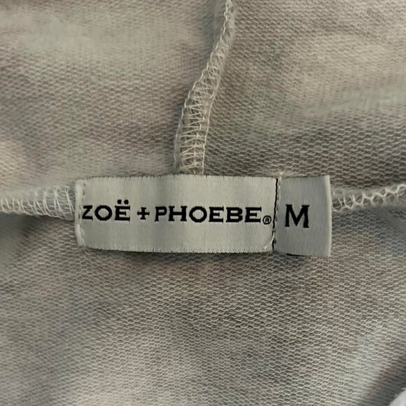 Women's Lightweight Cropped Pullover Scoop Neck Hoodie with Front Mock Pouch - Picture 10 of 10